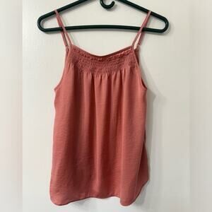 Anthropologie Blush Pink Tank Top Size S boho